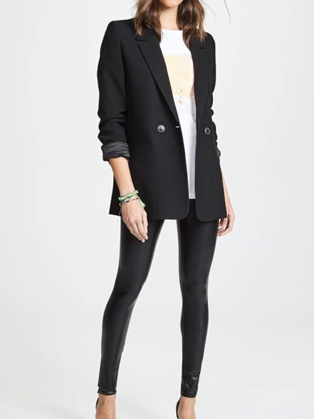 Commando Perfect Control Faux Leather Leggings – Black | Size Small